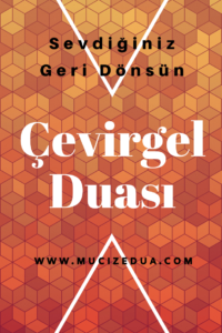 Çevirgel Duası