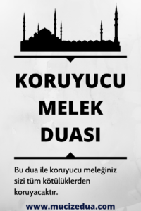 Koruyucu Meleğinize Dua Edin