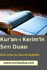 Kuranı Kerimin Sırrı Duası 1