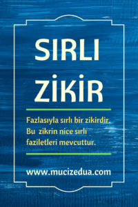 Sırlı Zikir