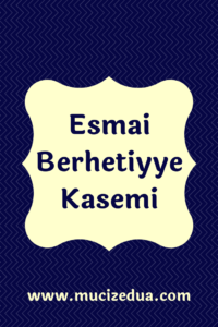 Esmai Berhetiyye Kasemi 1