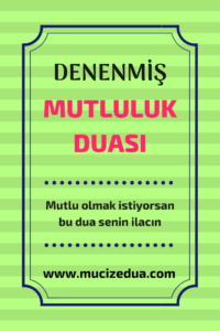 Mutluluk Duası